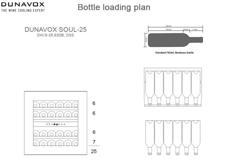 Винный шкаф Dunavox DAVS-25.63DB